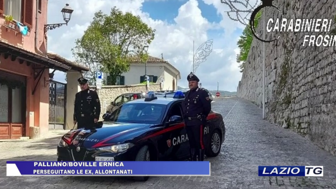 PALIANO/BOVILLE ERNICA: PERSEGUITANO LE EX, ALLONTANATI