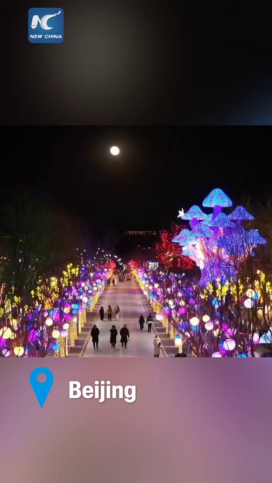 Cina: fiera delle lanterne illumina notte a Pechino