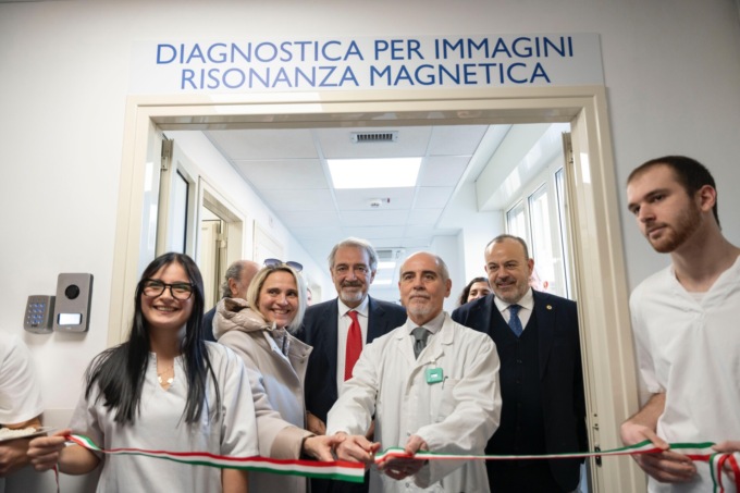Ospedale, il presidente Rocca inaugura la prima risonanza magnetica