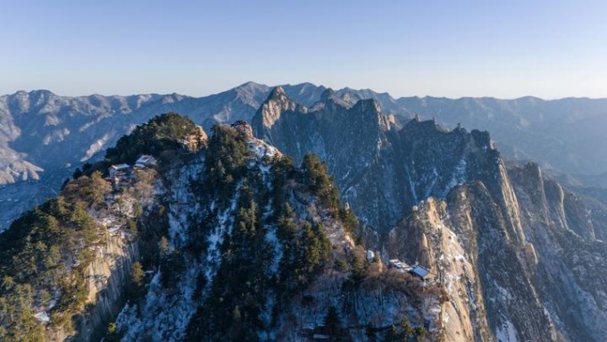 Cina: Shaanxi, monte Huashan inaugura alta stagione turistica (3)