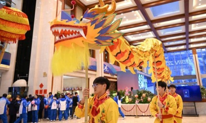 Cina: attività celebra Festa lanterne a Giochi asiatici invernali (2)