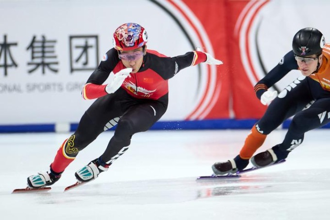 Sport: cinese Sun vince l’oro nei 500m di pattinaggio short track al test event di Milano 2026