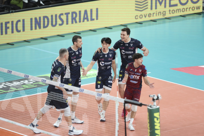 Cisterna Volley, apertura e chiusura contro i Campioni d’Italia