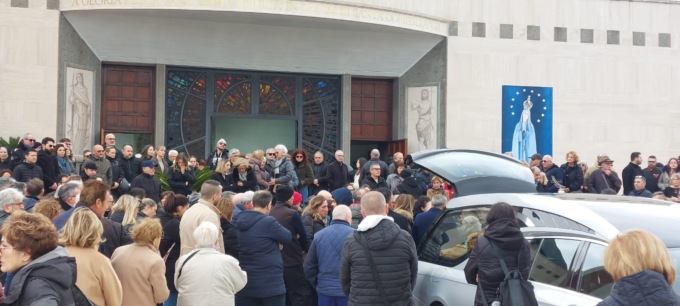 I funerali di Marco Ialleni