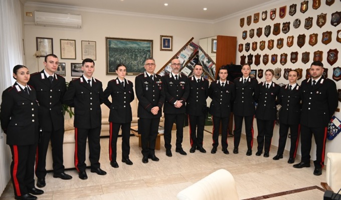 29 giovani carabinieri assegnati al comando provinciale