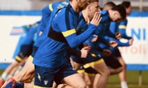 Frosinone, prove di formazione per il Brescia