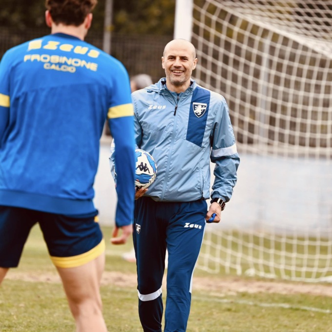 Frosinone, primo allenamento per Paolo Bianco