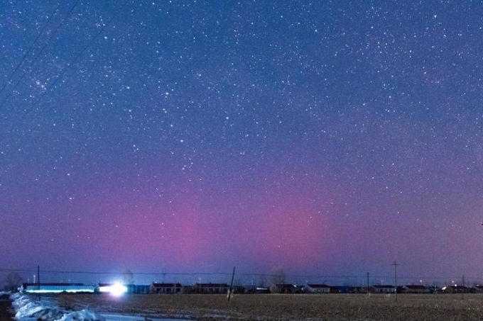 Cina: aurora nello Heilongjiang