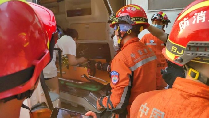 Myanmar: soccorritori cinesi aiutano sopravvissuti a Mandalay (3)