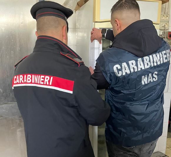Controlli dei carabinieri del Nas nei ristoranti, sequestrati 160 kg di alimenti