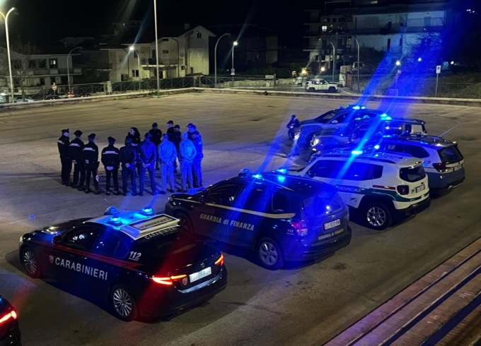 Criminalità, i controlli interforze in citta’
