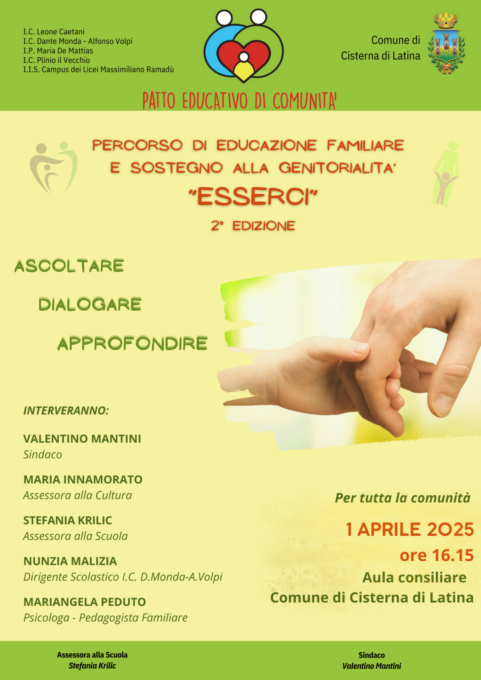 Patto educativi di comunità, l’incontro