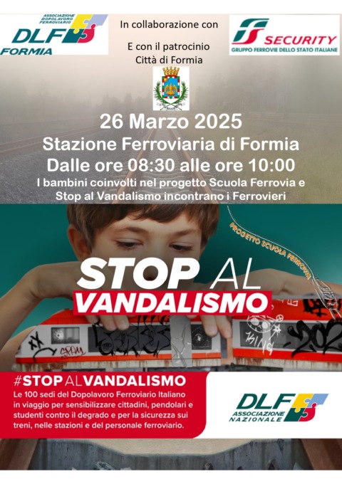 Treni: “Stop al Vandalismo”, il progetto