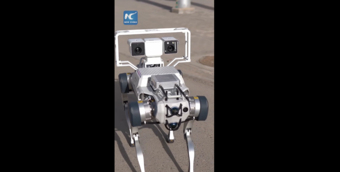 Cina: cane robot ispeziona rete elettrica