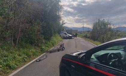 Priverno, incidente stradale in Via Forestola. Grave una persona elitrasportata al S.Camillo