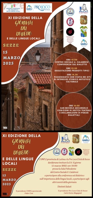 Giornata nazionale del dialetto, l’iniziativa