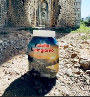 Il Tempio di Giove sui barattoli della Nutella