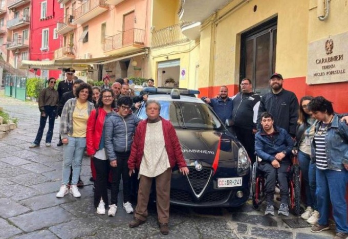 I Carabinieri incontrano i ragazzi della Fondazione Don Cosimino Fronzuto Onlus