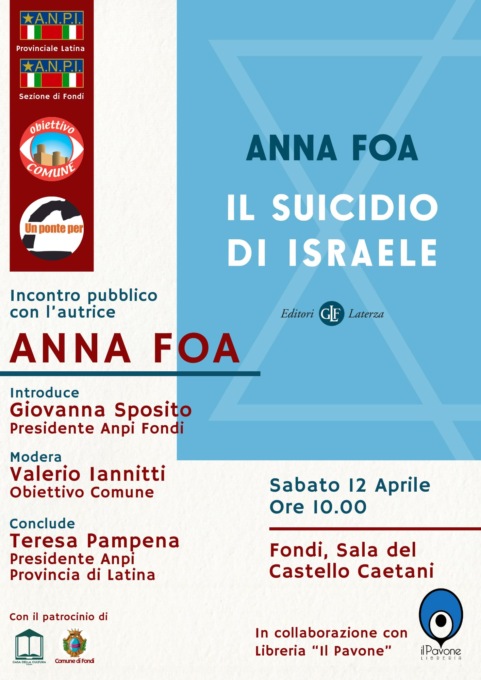“Il suicidio di Israele”, la presentazione