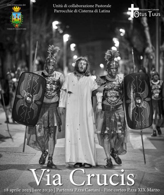 Venerdi’ la Via Crucis per le vie del centro