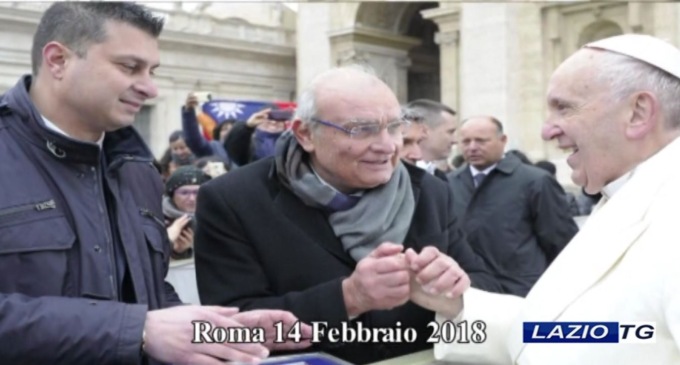 Ricordi di Papa Francesco, l’incontro a San Pietro con l’editore Gianfranco Sciscione