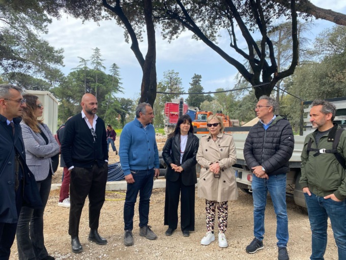 Parco Falcone e Borsellino, il sopralluogo del Sindaco