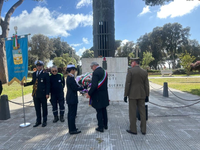 Celebrazioni in piazza Circe per il 25 aprile