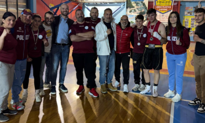 Riunione di boxe tra Italia e Belgio