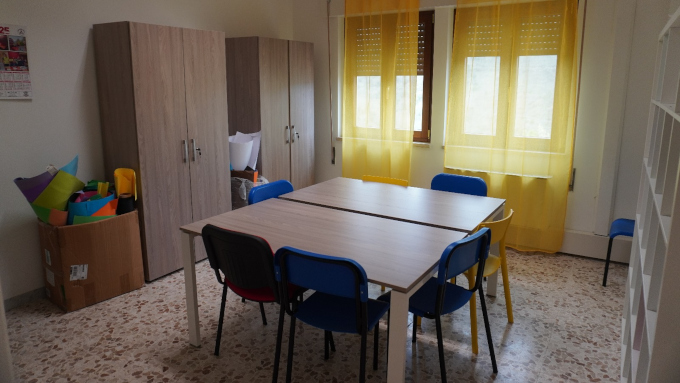 Taglio del nastro per la nuova sede del centro diurno e per minori