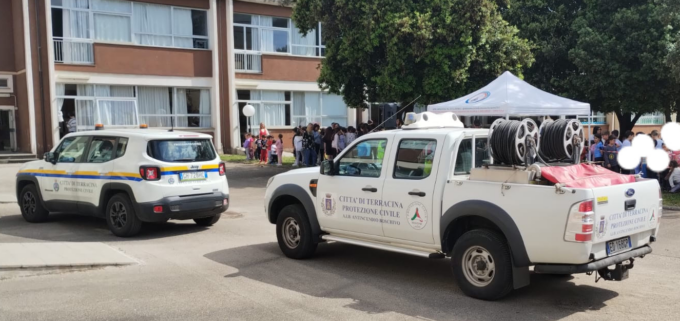 Terracina, simulata evacuazione alla Scuola Primaria Manzi