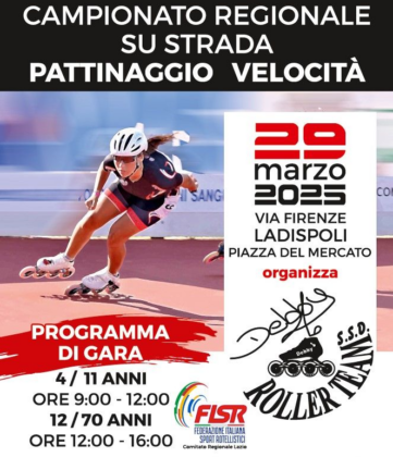 Ladispoli, 150 atleti in gara per il titolo regionale