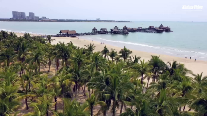 Cina: biblioteca offshore diventa attrazione popolare a Hainan