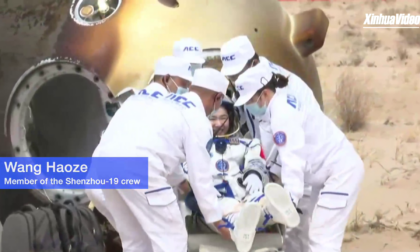 Cina: tutti astronauti Shenzhou-19 usciti in buona salute da capsula di rientro