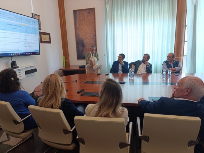 Incontro tecnico tra il Consorzio Lazio Sud Ovest e il prof. Casini