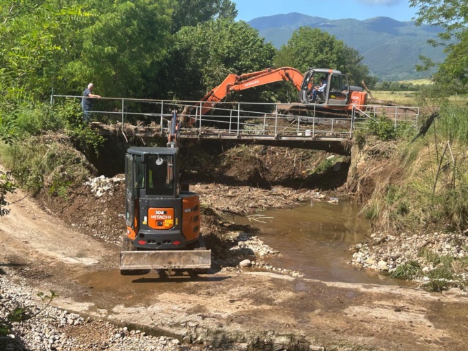 Maltempo, intervento del Consorzio di Bonifica sul Torrente Rio