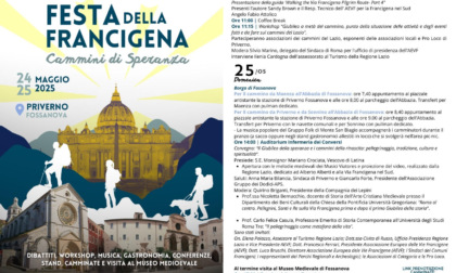 Festa della Francigena 2025 a Priverno e Fossanova il 24 e 25 maggio