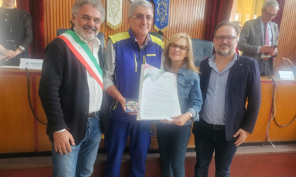 Orlando Scaccia, premiato dal Comune di Terracina dopo l'onorificenza del Quirinale