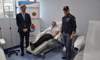 DonatoriNati, raccolta straordinaria di sangue con la Polizia di Stato