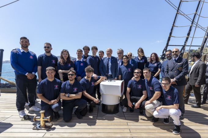 Amerigo Vespucci, la visita degli studenti dell’ITS Academy Caboto