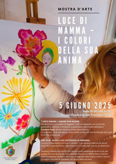 Il 5 giugno “Luca di Mamma”, in ricordo di Susanna Papa