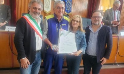 Il riconoscimento per Orlando Scaccia, Stella al Merito del Lavoro