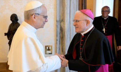 Il Vescovo Mariano Crociata ricevuto dal Papa