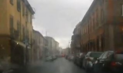 Bomba d'acqua, città allagata in pochi minuti. A Picinisco danni per la grandinata