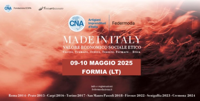 Made in Italy, l’VIII edizione dell’iniziativa di CNA Federmoda a Formia