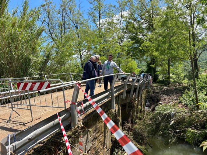 Maltempo a Villa Magna, collasso di ponticelli e interventi del Consorzio di Bonifica