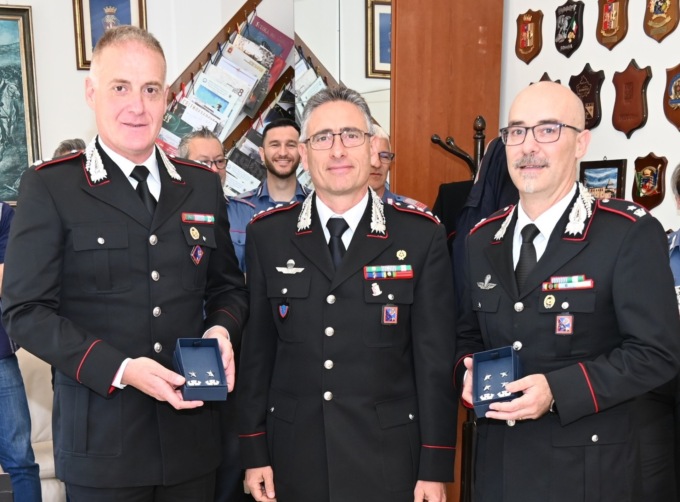 Promossi due ufficiali del comando provinciale carabinieri