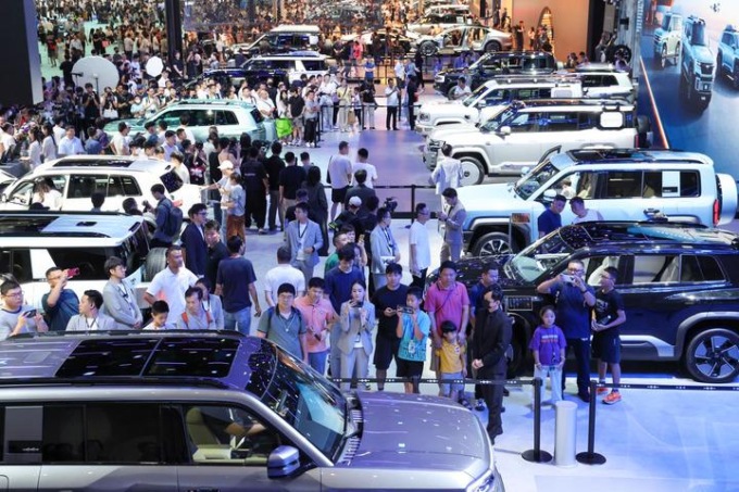 Cina: salone dell’auto a Shenzhen nel Guangdong