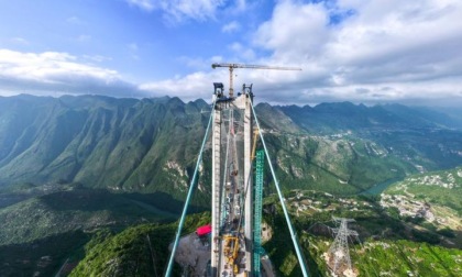 Cina: Guizhou, in costruzione ponte più alto del mondo