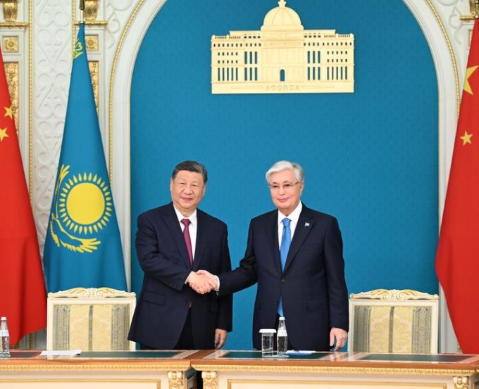 Kazakistan: Xi tiene colloqui con Tokayev ad Astana (1)