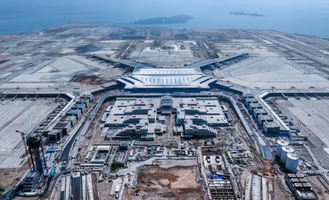 Cina: Fujian, cantiere del Xiang’an International Airport a Xiamen